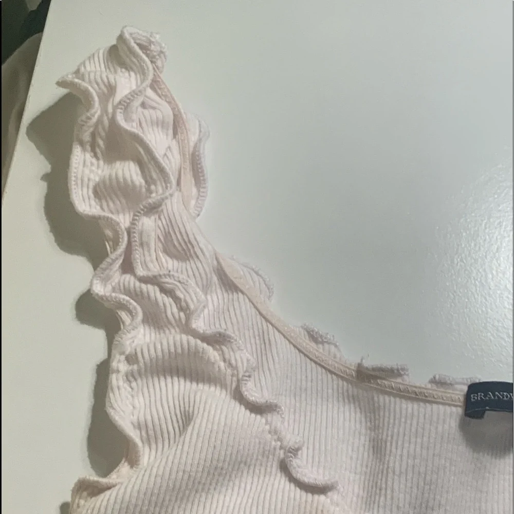 Brandy Melville White Tank Top Cami - Picture 5 of 8